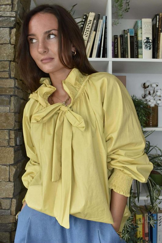 Paloma Poet Blouse Soft Ochre